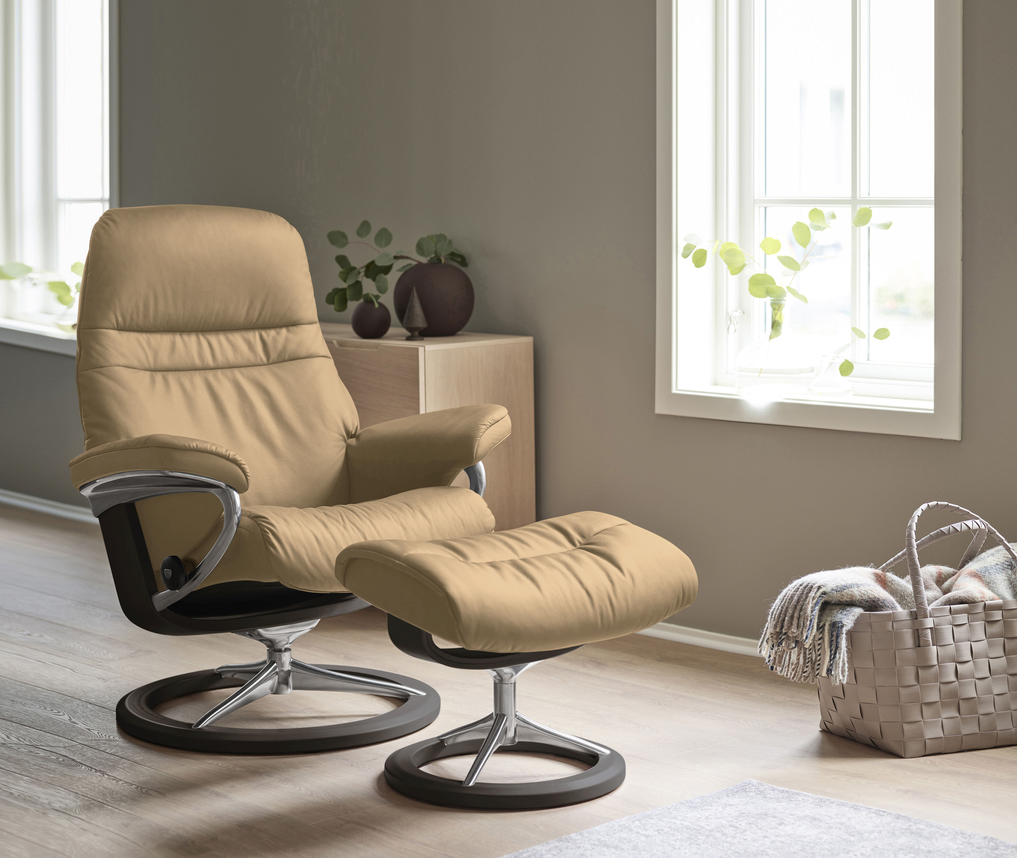 Stressless Relaxsessel "Sunrise", mit Signature Base, Größe S, Gestell Weng günstig online kaufen