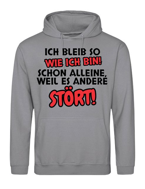 Youth Designz Kapuzenpullover "Ich bleibe so wie ich bin" Herren Hoodie Pul günstig online kaufen