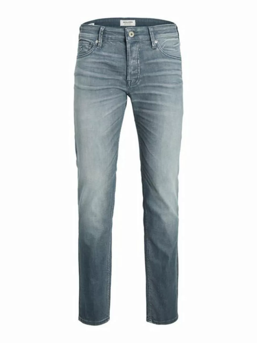 Jack & Jones Herren Jeans JJITIM JJOLIVER JOS 319 - Slim Fit - Grau - Grey günstig online kaufen