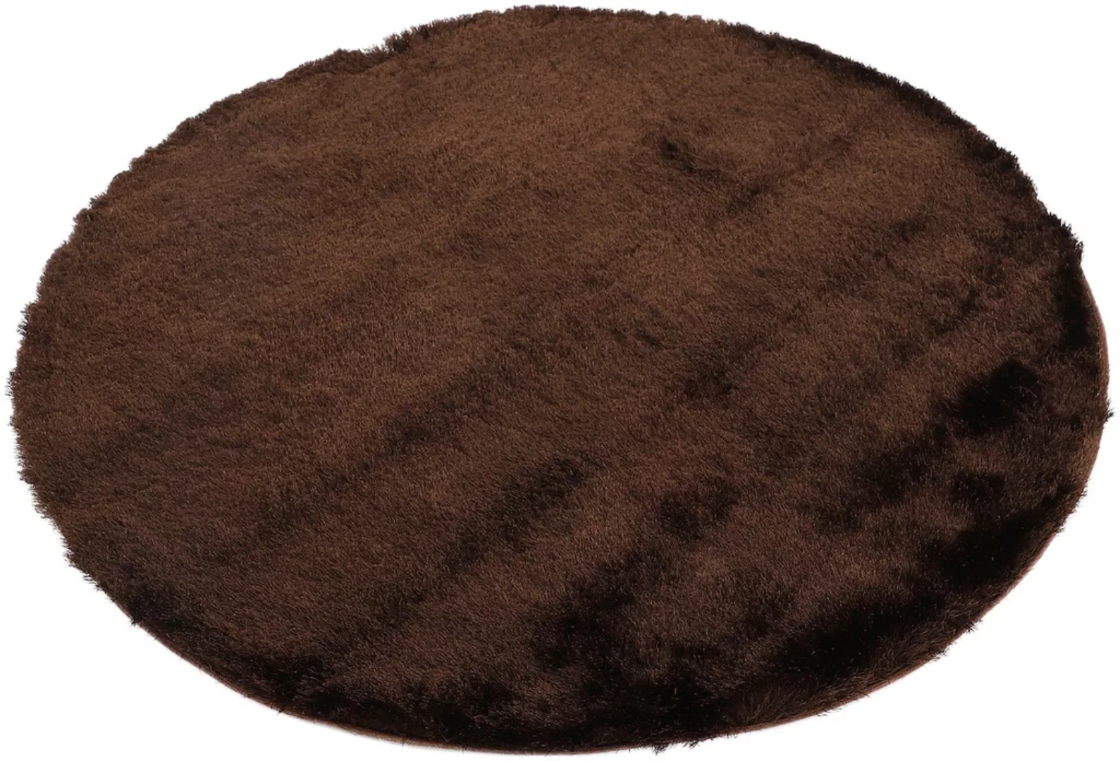 carpetfine Hochflor-Teppich »Breeze«, rund, besonders weich mit leichtem Gl günstig online kaufen