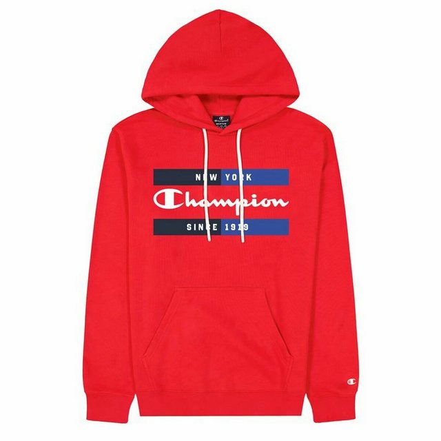 Champion Sweater Herren Sweater mit Kapuze Champion New York Rot günstig online kaufen