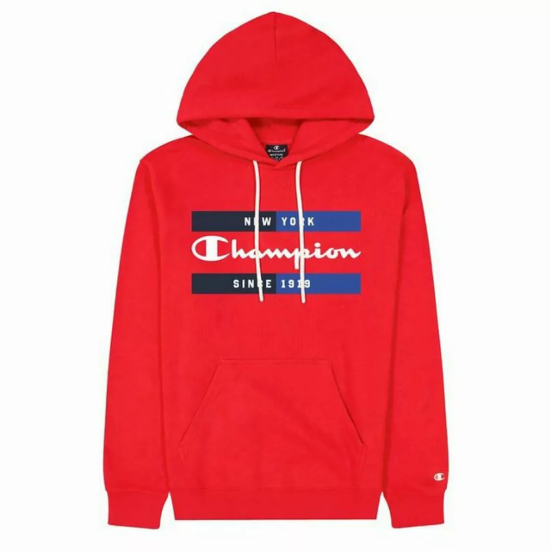 Champion Sweater Herren Sweater mit Kapuze Champion New York Rot günstig online kaufen