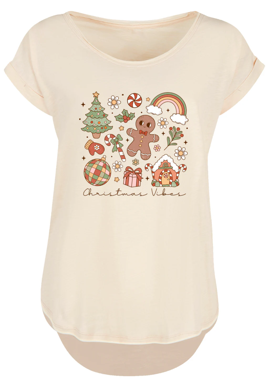 F4NT4STIC T-Shirt Weihnachten Vibes Cozy Cute Winter Premium Qualität, Weih günstig online kaufen