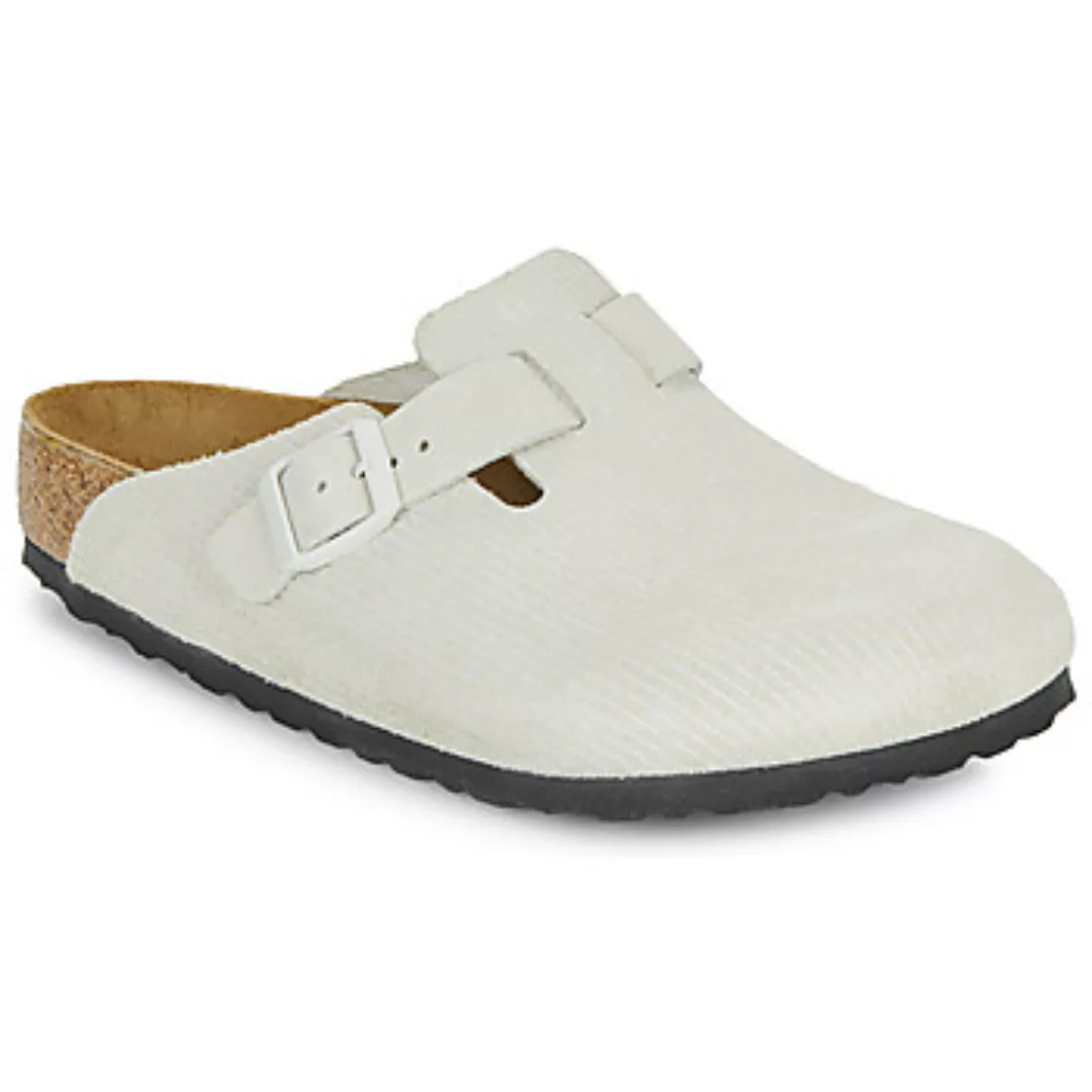 Birkenstock  Clogs Boston LEVE Corduroy Antique White günstig online kaufen