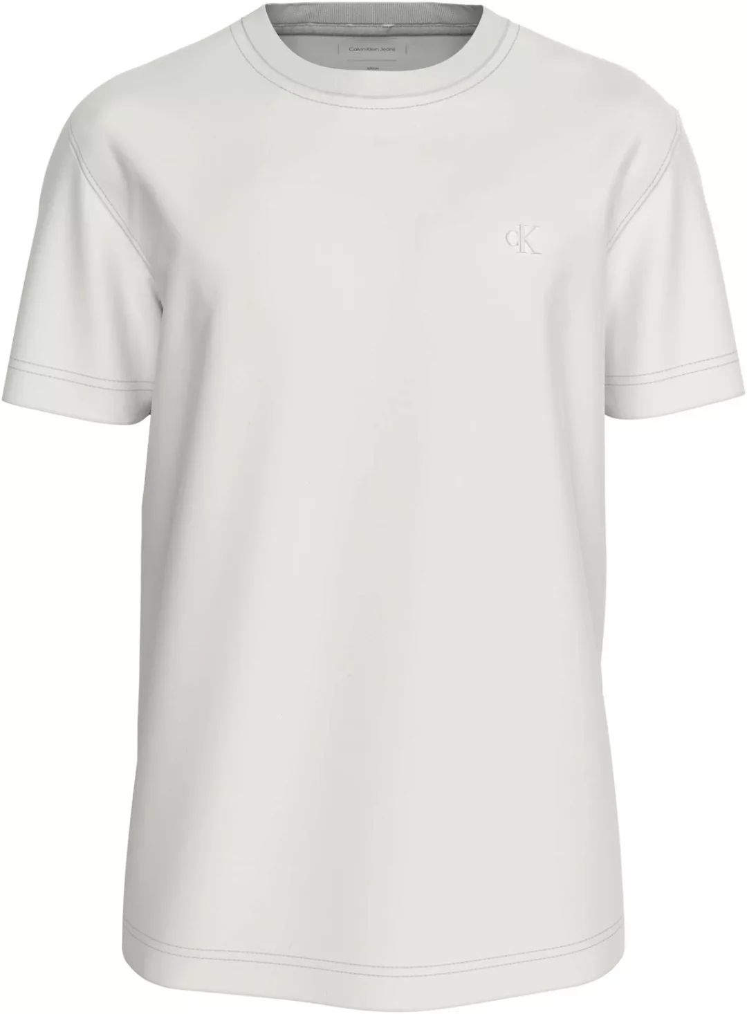 Calvin Klein Jeans T-Shirt "TEXTURED MONOLOGO TEE", mit Backprint günstig online kaufen