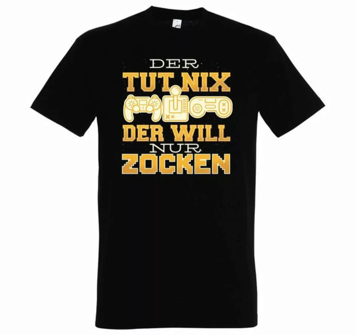 Youth Designz T-Shirt "Der Tut Nix, Der Will Nur Zocken" Herren Shirt mit t günstig online kaufen