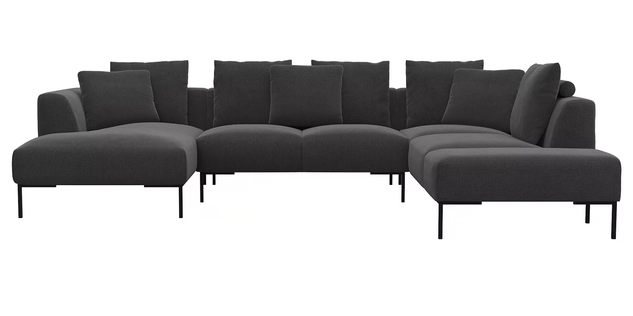 FLEXLUX Ecksofa »Sava U-Form, bequem und komfortabel durch den hochwertigen günstig online kaufen