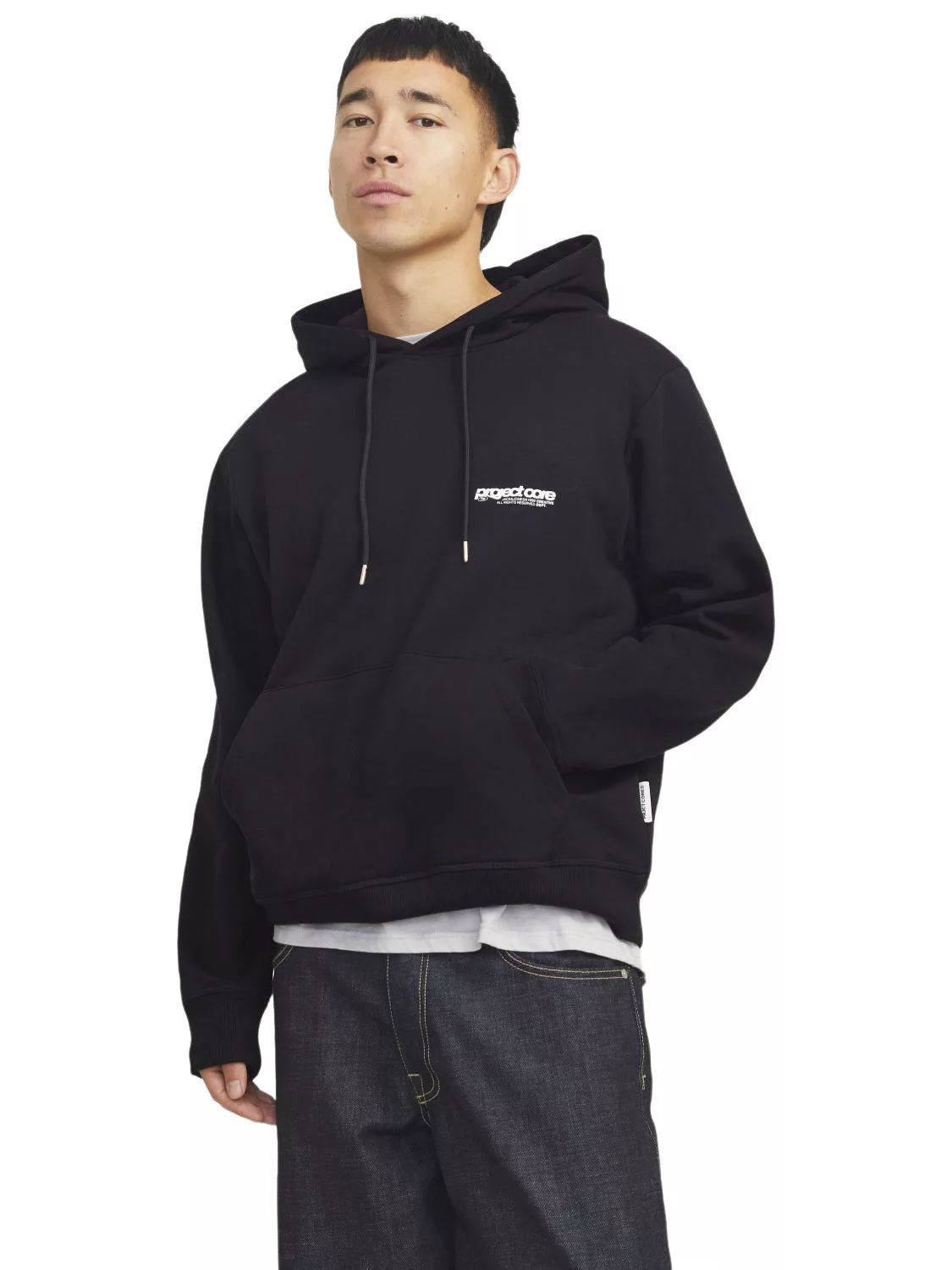 Jack & Jones Herren Hoodie Kapuzenpullover JCOUNION PRINT SWEAT HOOD- Relax günstig online kaufen