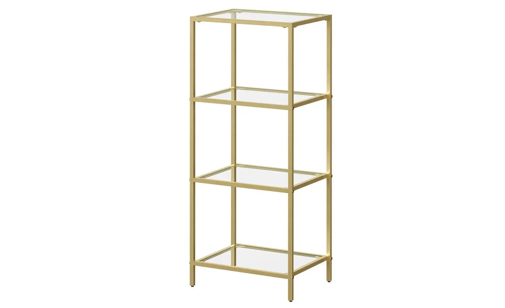 Standregal  Baris ¦ gold ¦ Maße (cm): B: 40 H: 95 Regale > Eckregale - Höff günstig online kaufen