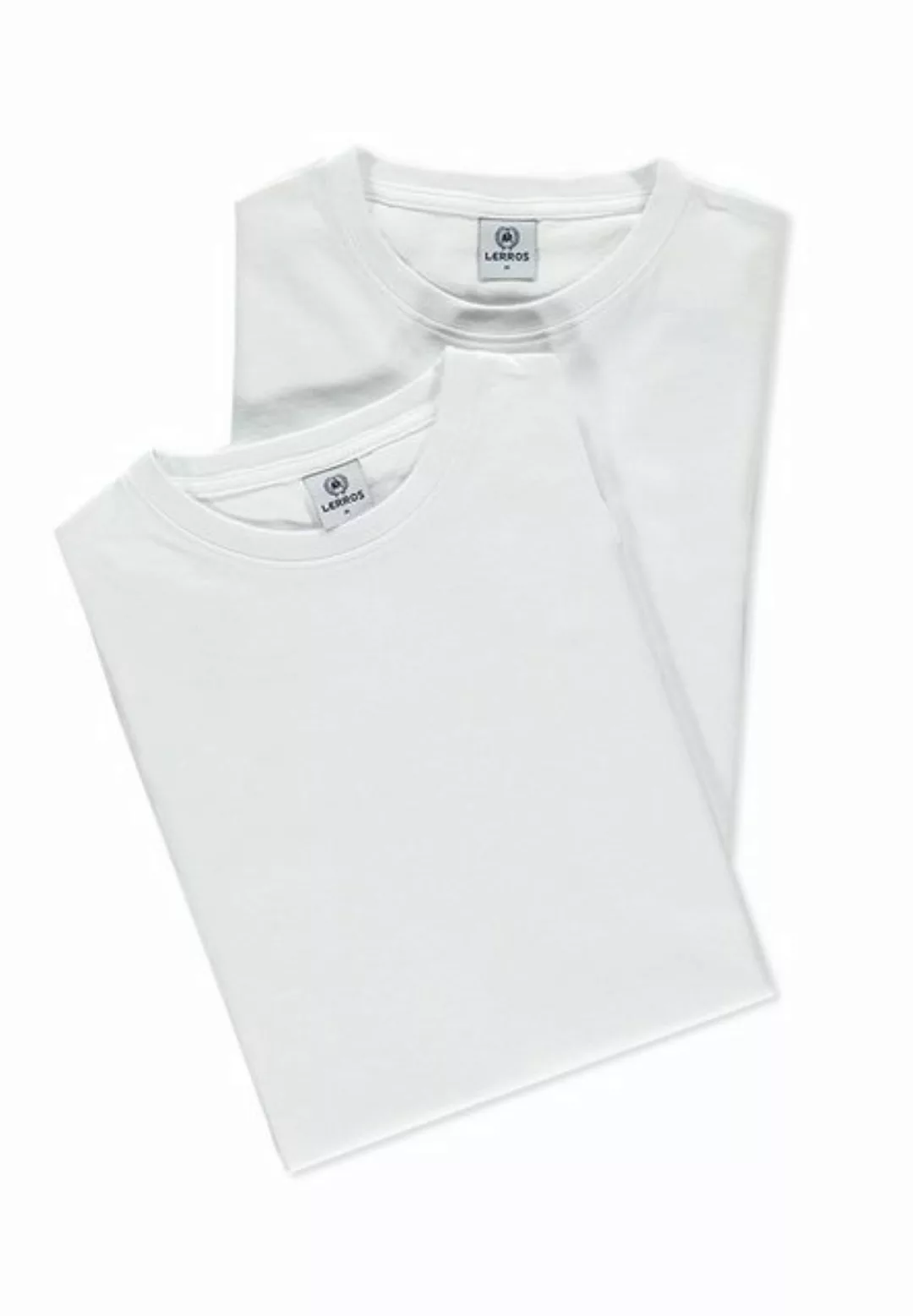 LERROS T-Shirt "LERROS Rundhals Doppelpack T-Shirt in Premium Baumwollquali günstig online kaufen