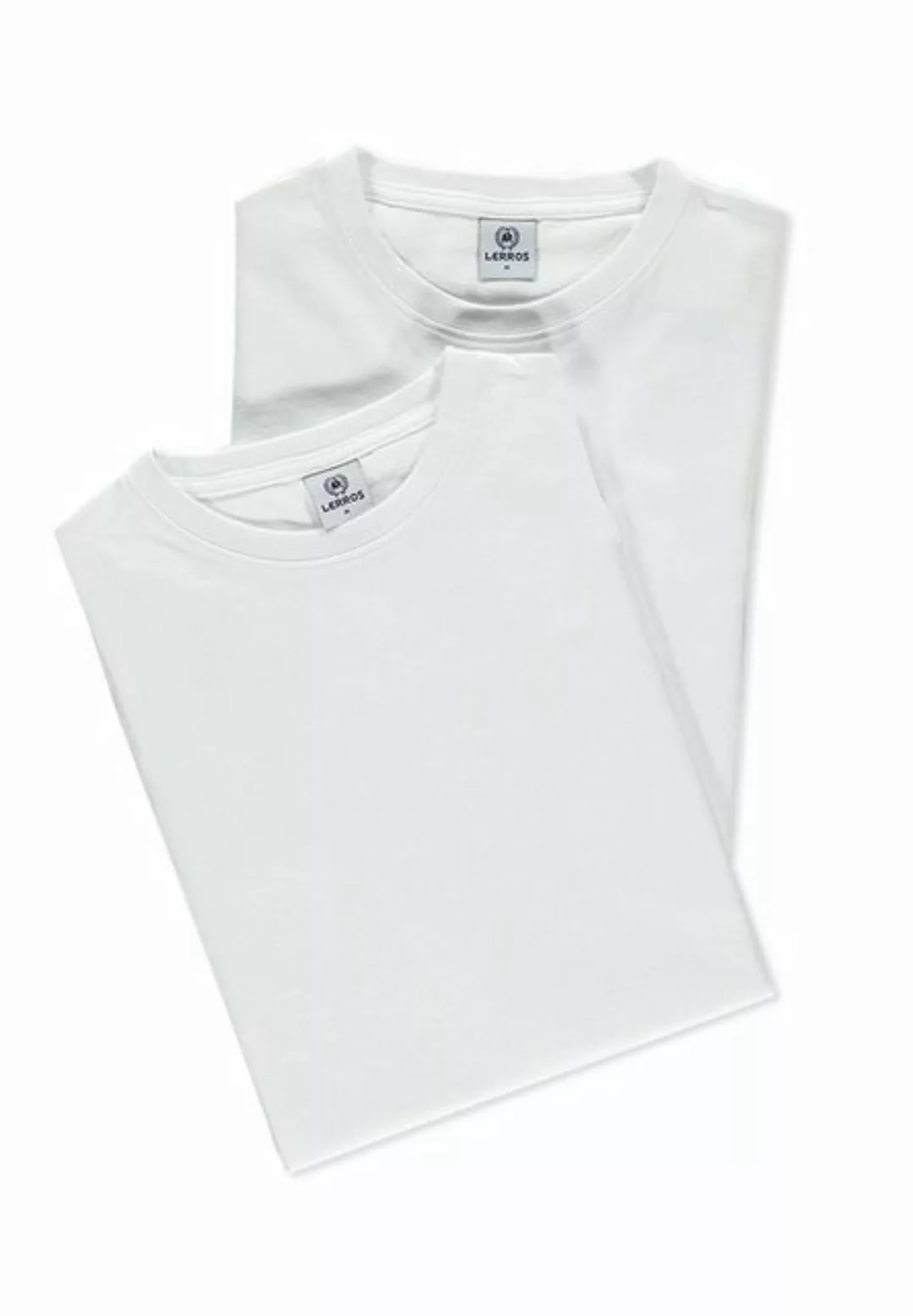 LERROS T-Shirt LERROS Rundhals Doppelpack T-Shirt in Premium Baumwollqualit günstig online kaufen