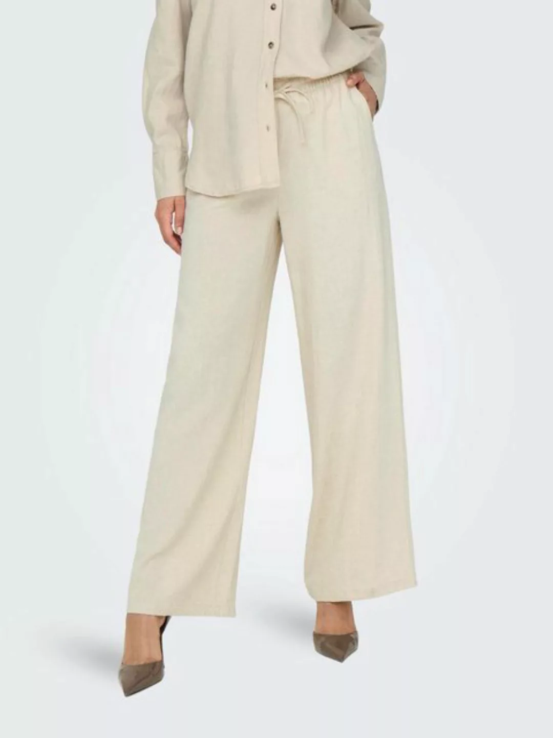 JDY Leinenhose JDYSAY LINEN HW WIDE PANT WVN NOOS günstig online kaufen