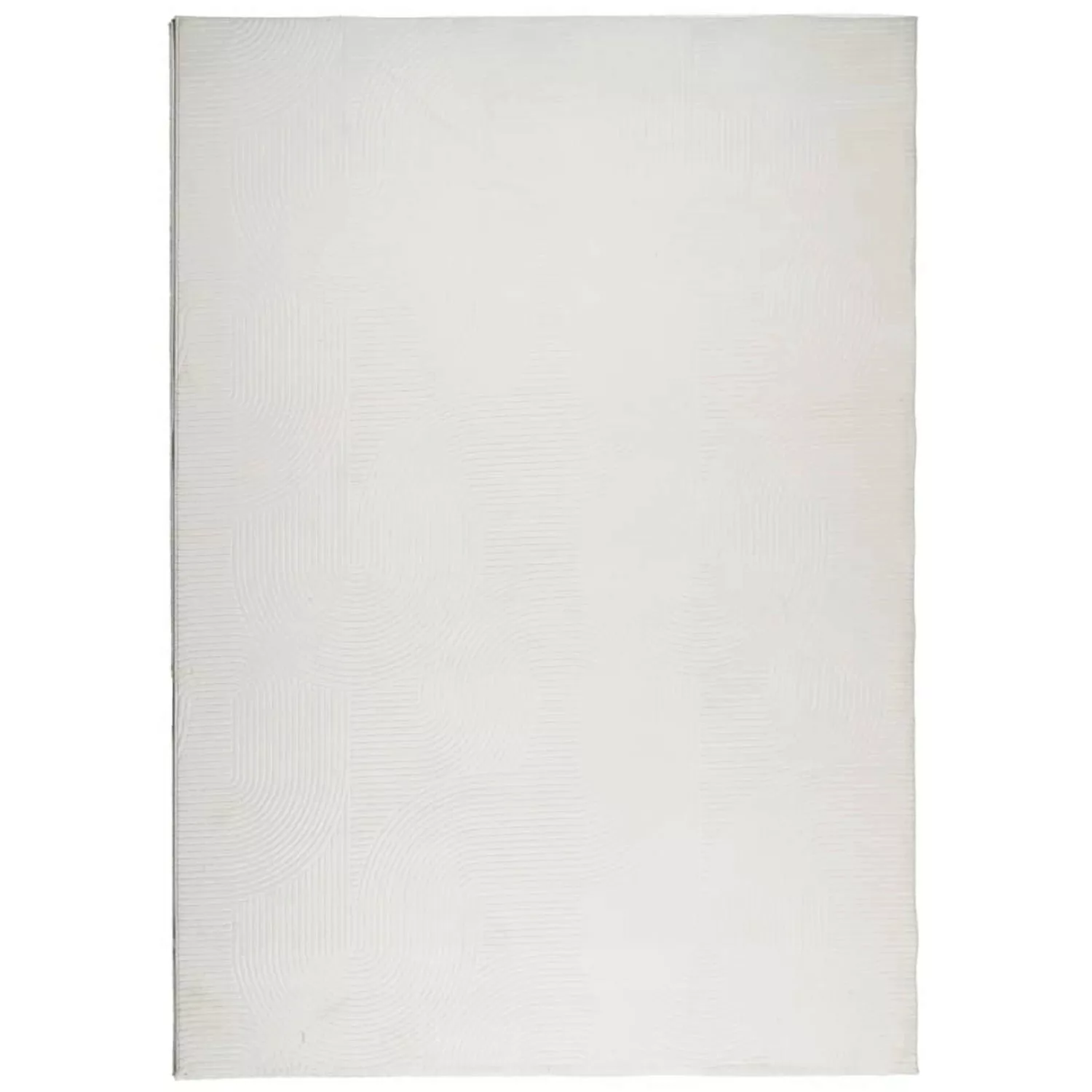 vidaXL Teppich Iza Kurzflor Skandinavischer Look Creme 120x170 Cm 1947427 günstig online kaufen