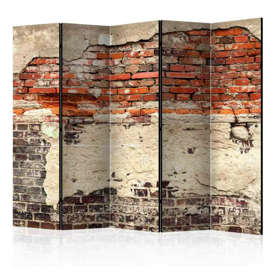 Paravent mit Stadtmauer Motiv 225 cm breit günstig online kaufen