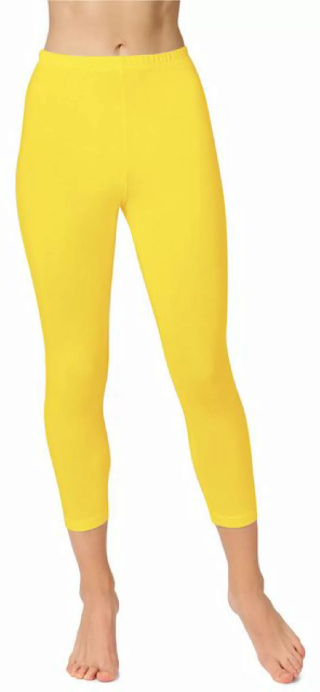 Bellivalini Leggings Damen 3/4 Capri Hose BLV50-156 (1-tlg) aus Baumwolle günstig online kaufen