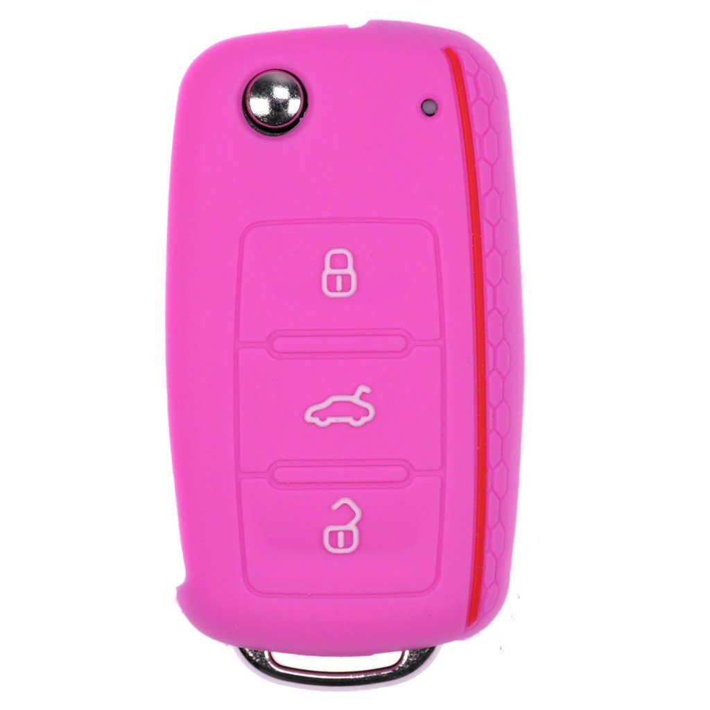 mt-key Schlüsseltasche Autoschlüssel Softcase Silikon Schutzhülle günstig online kaufen