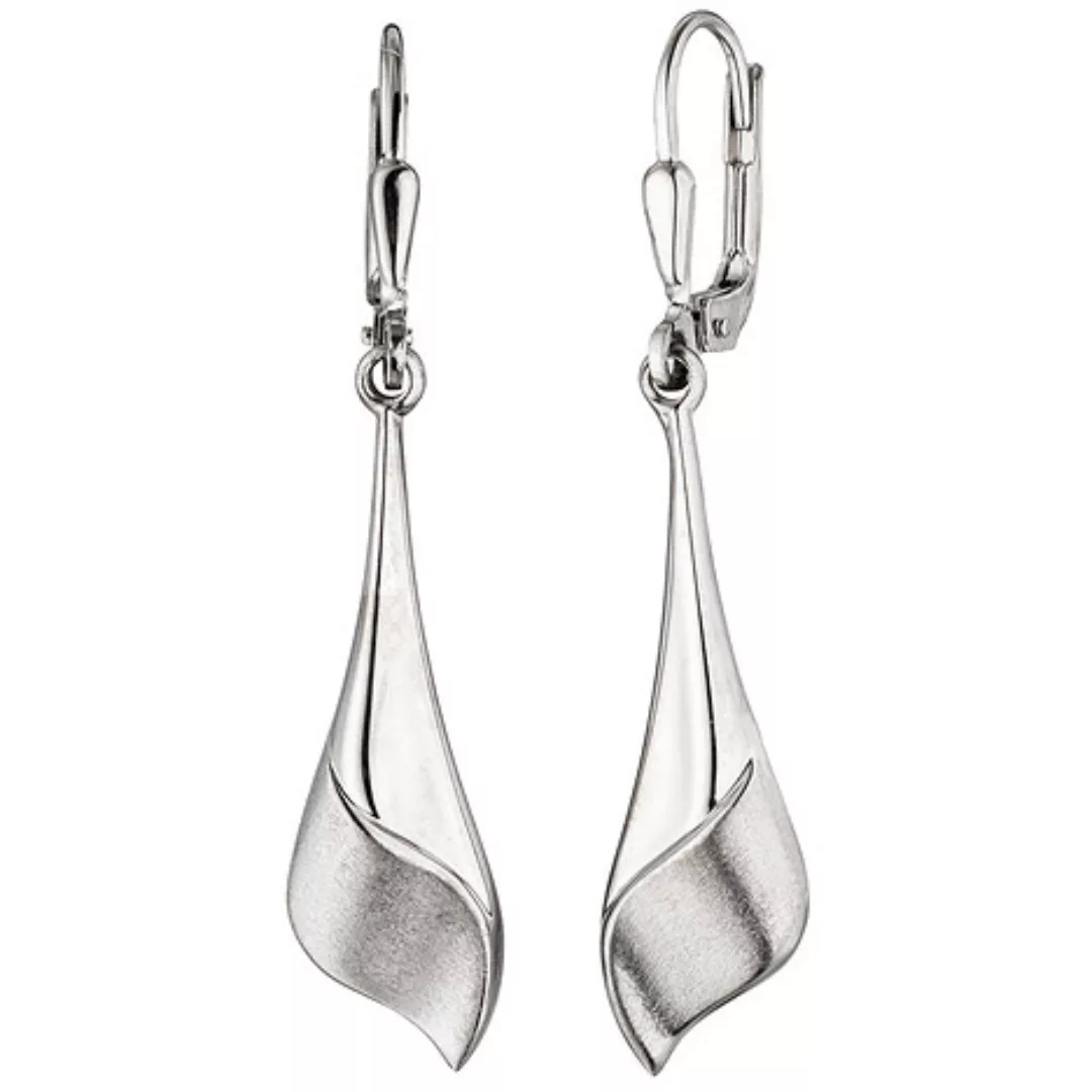 SIGO Boutons 925 Sterling Silber mattiert Ohrringe Ohrhänger Silberohrringe günstig online kaufen