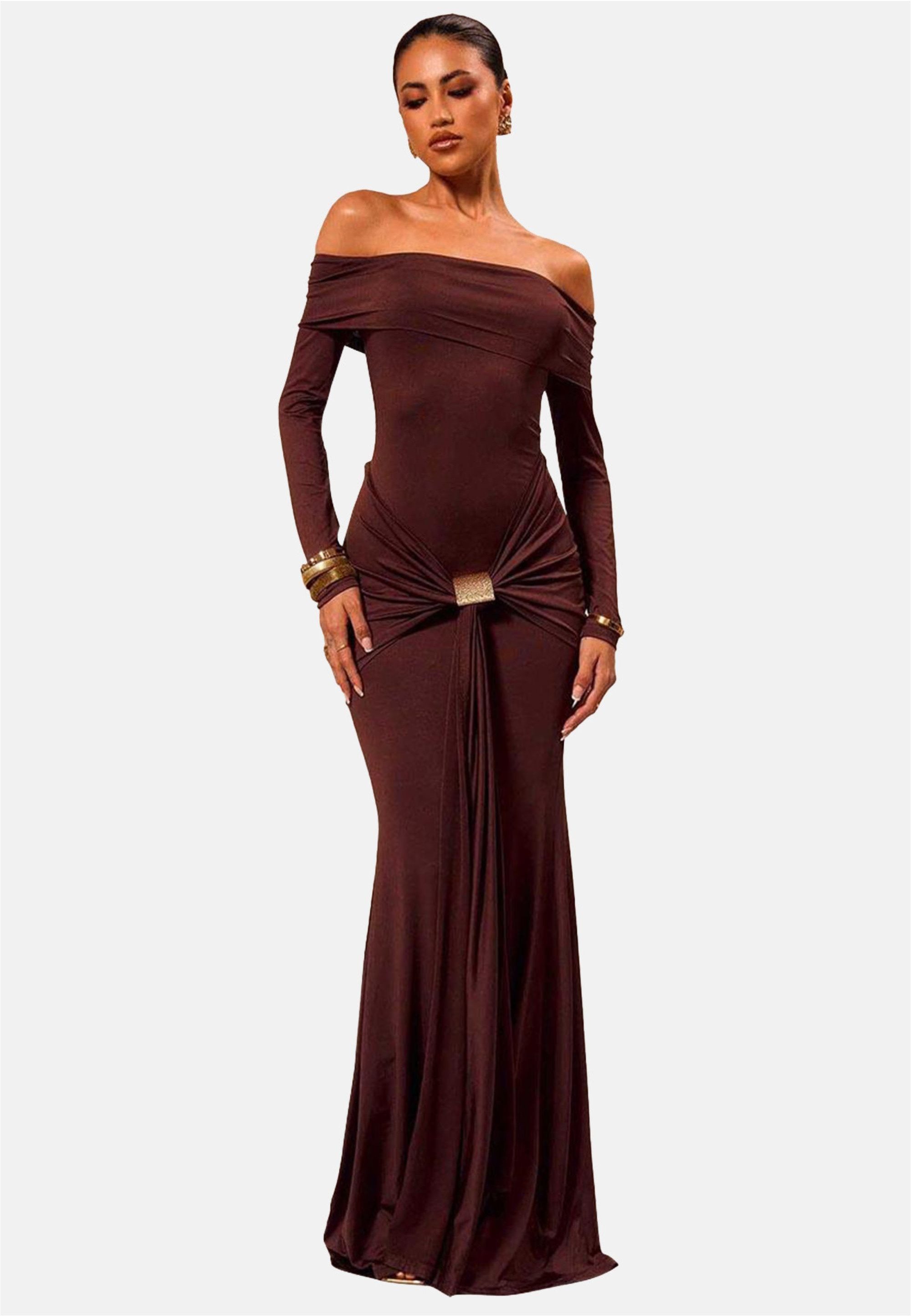 Moda Minx Jerseykleid Samantha Off Shoulder günstig online kaufen