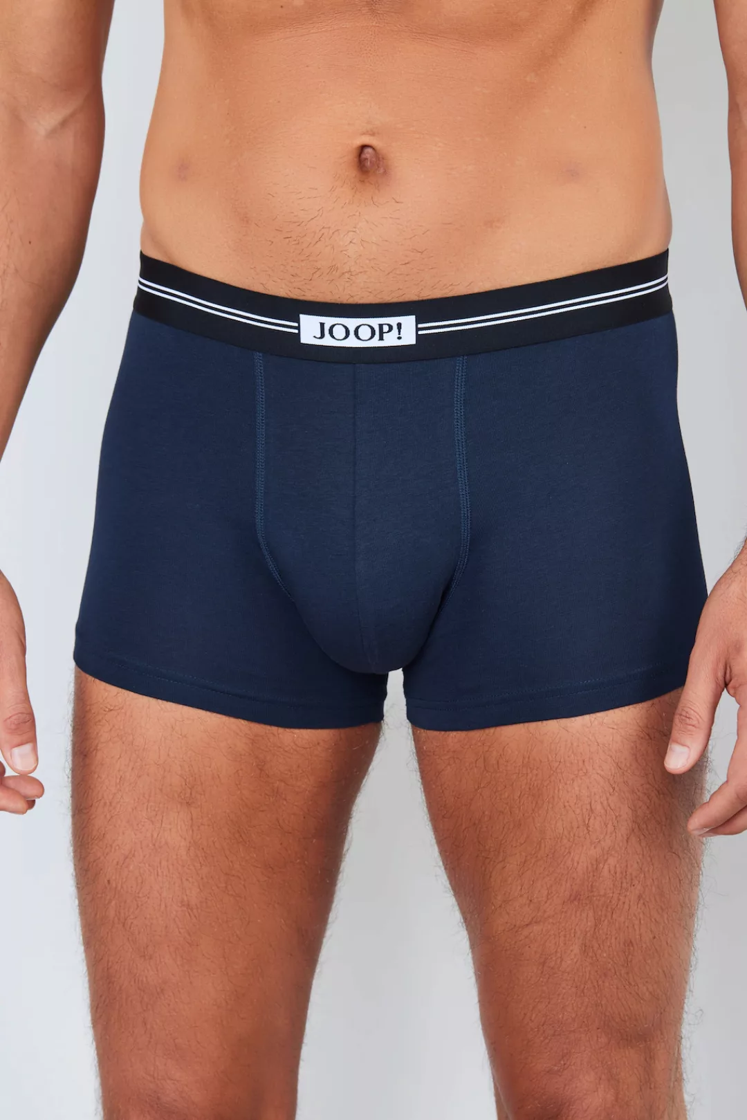 JOOP Boxer, (3er Pack), Logo-Bund, ohne Eingriff, elastisch, Cotton-Mix günstig online kaufen