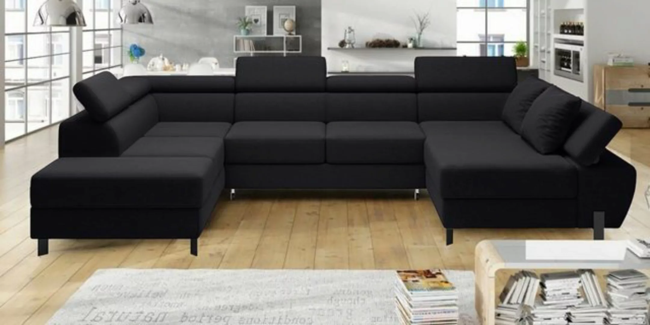 99rooms Wohnlandschaft Molinardi XL, Sofa, U-Form, Ottomane links oder rech günstig online kaufen
