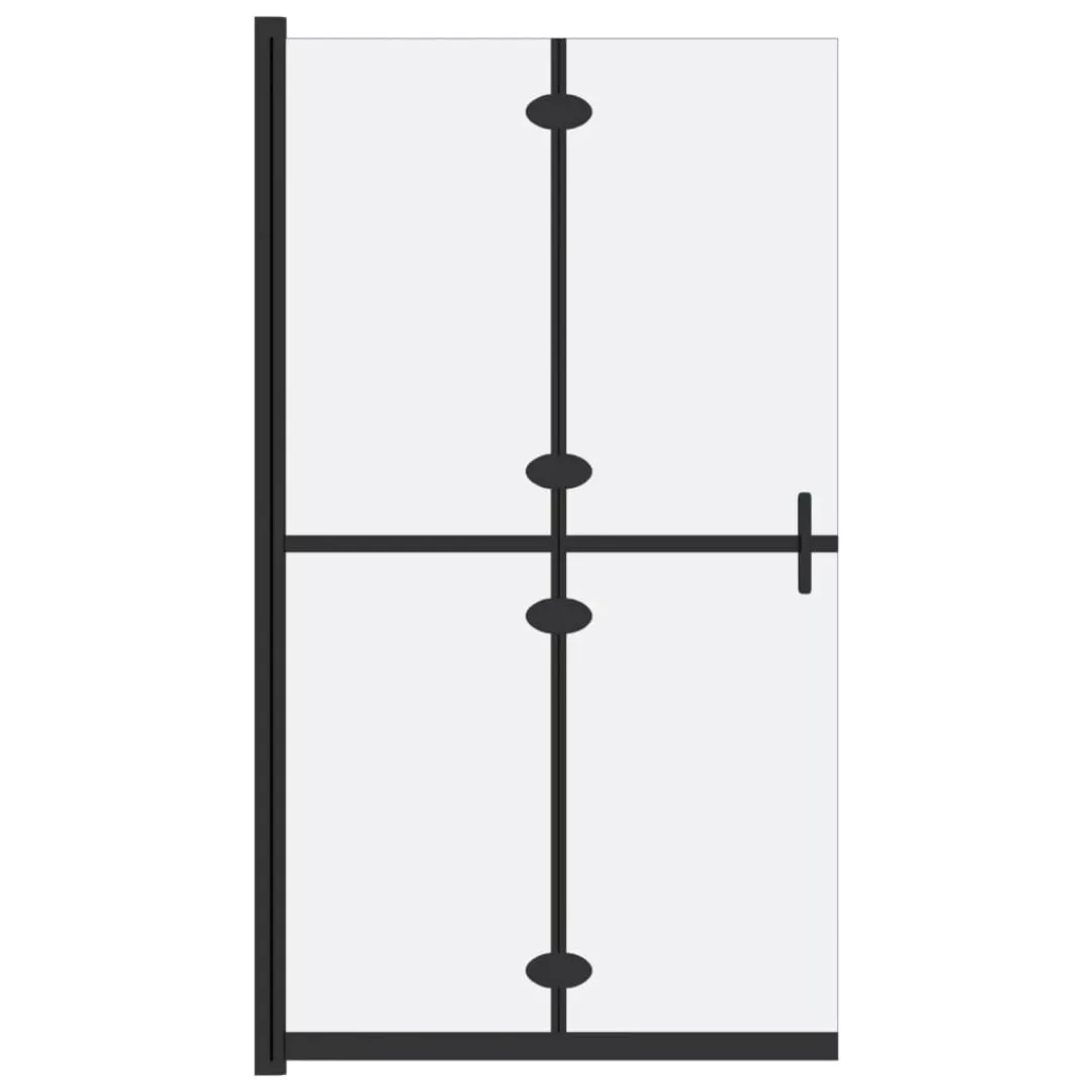 Faltbare Begehbare Duschwand Esg-glas Mattiert 70x190 Cm günstig online kaufen