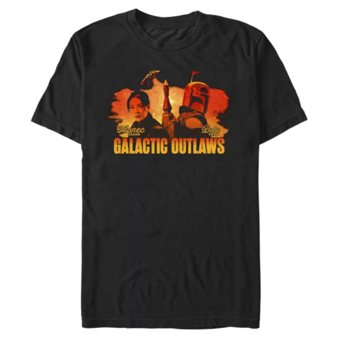 Star Wars - Book of Boba Fett - Gruppe Galactic Sunset - Männer T-Shirt günstig online kaufen