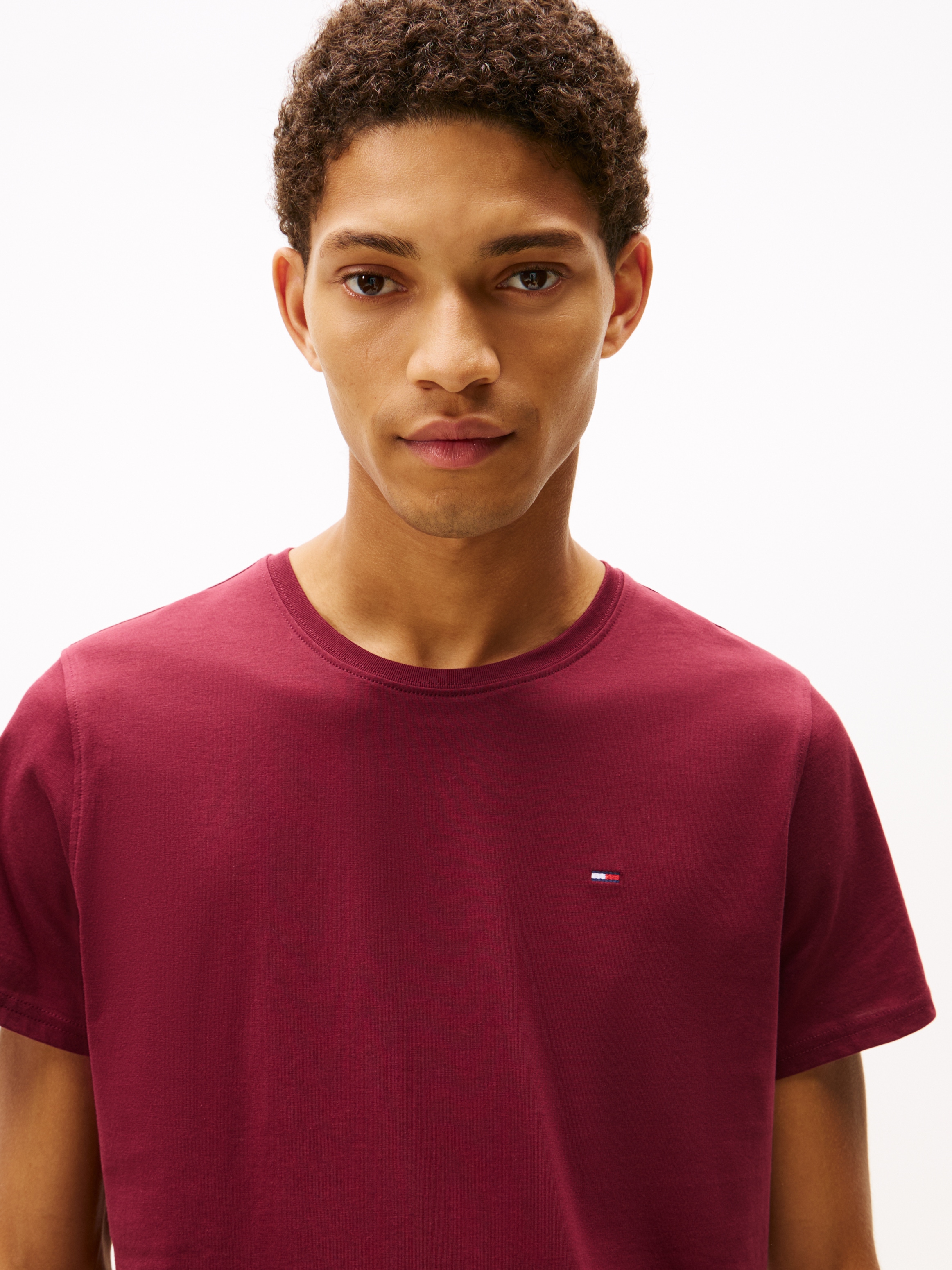 Tommy Jeans T-Shirt "TJM ESSENTIAL SOLID TEE", mit Rundhalsausschnitt und d günstig online kaufen