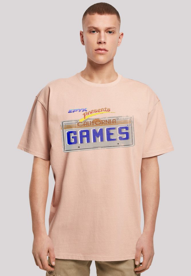 F4NT4STIC T-Shirt California Games Plate Print günstig online kaufen