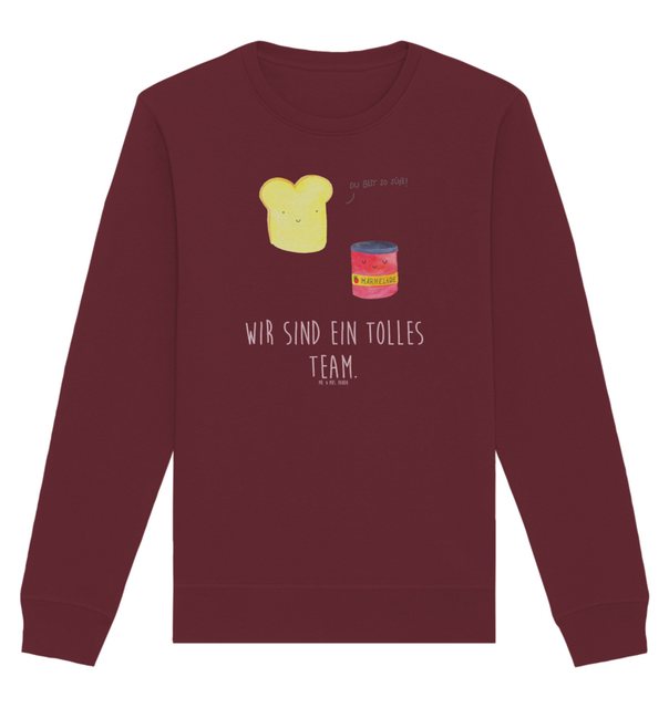 Mr. & Mrs. Panda Longpullover Größe XS Toast Marmelade - Burgundy - Geschen günstig online kaufen