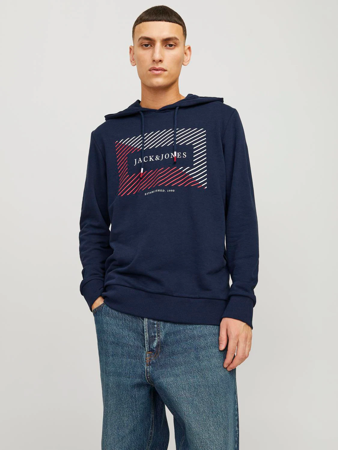 Jack & Jones Hoodie JJCYRUS SWEAT HOOD: Komfortable Baumwollmischung mit co günstig online kaufen