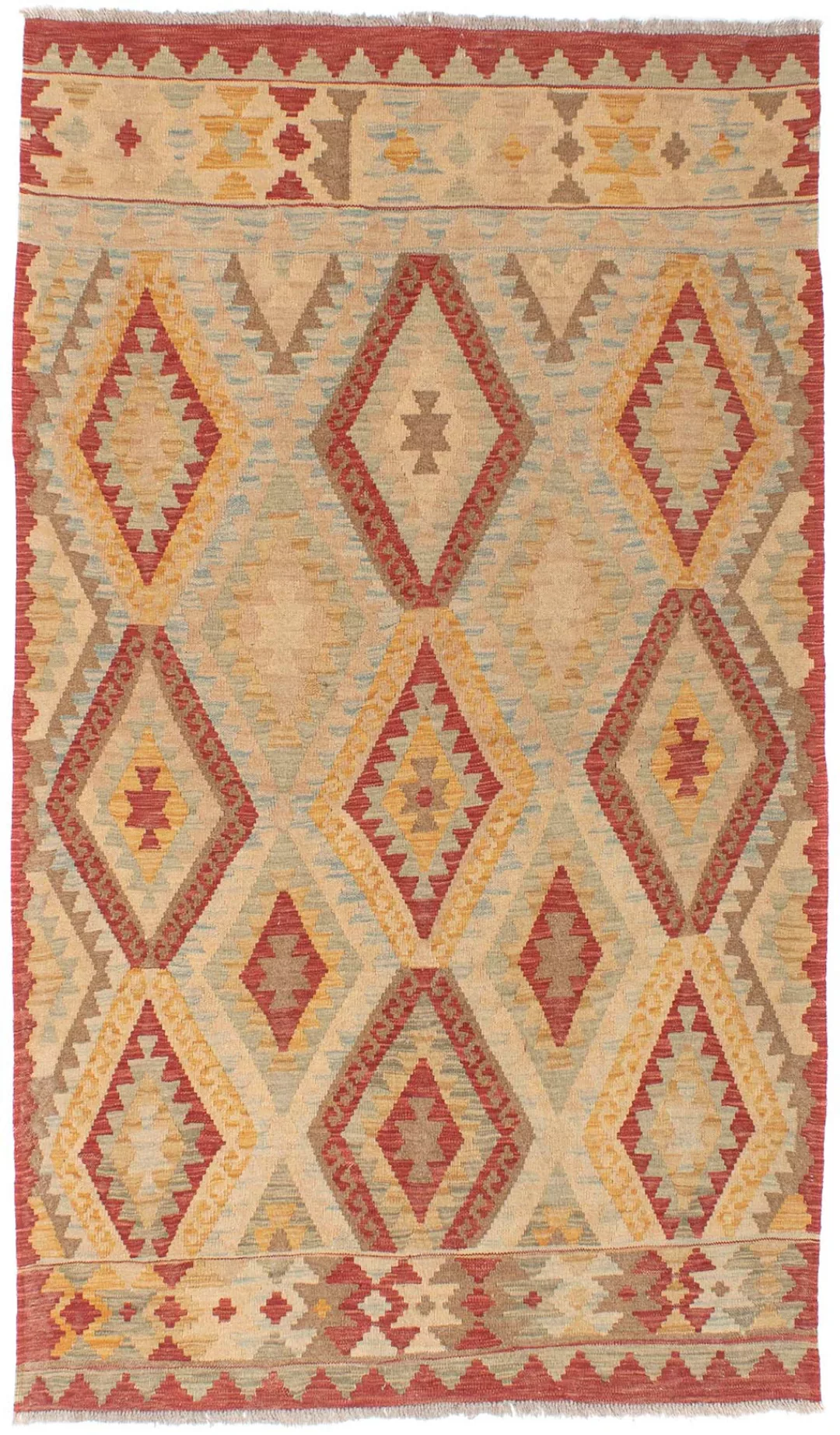 morgenland Wollteppich »Kelim - Oriental - 196 x 143 cm - mehrfarbig«, rech günstig online kaufen