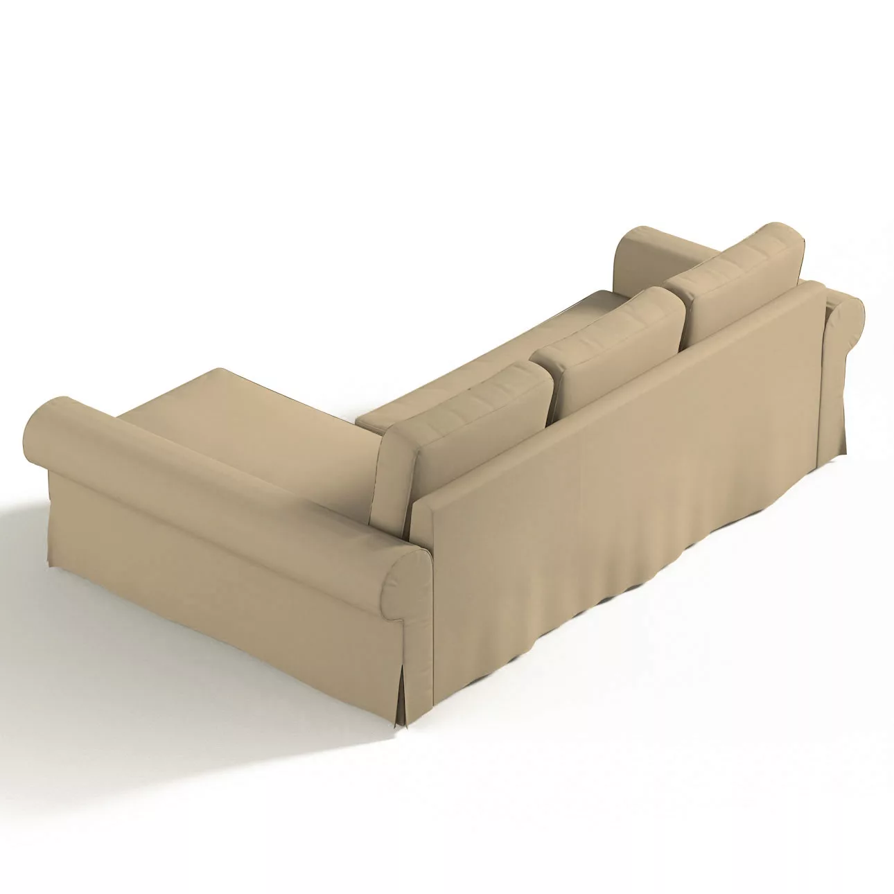 Bezug für Backabro Bettsofa / Recamiere, caffe latte, Bezug für Bettsofa Ba günstig online kaufen