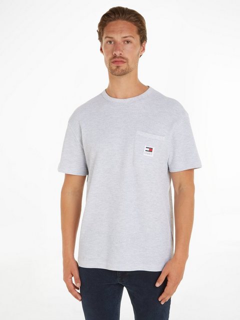 Tommy Jeans T-Shirt TJM REG WAFFLE POCKET TEE mit Brusttasche günstig online kaufen