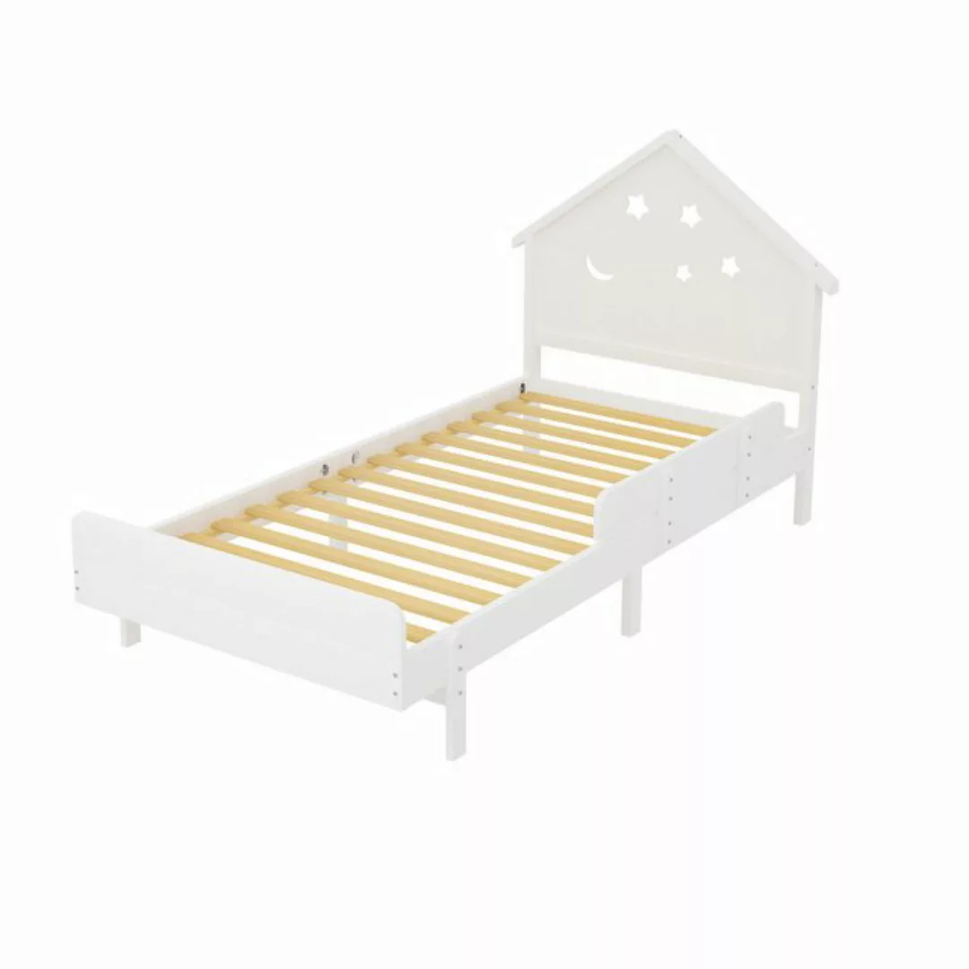 REDOM Kinderbett Einzelbett Kinderbett, Stern-Mond-Muster, Hochbettdesign ( günstig online kaufen