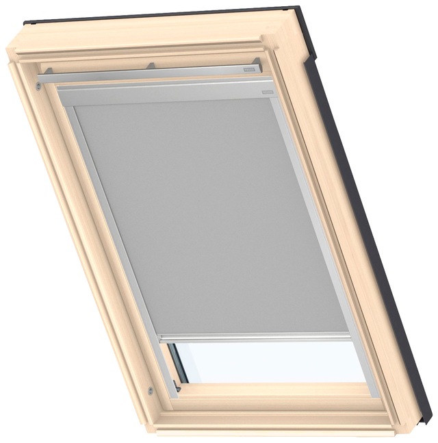 Velux Verdunkelungsrollo für Dachfenster Classic DBL U08 4204 Grau günstig online kaufen