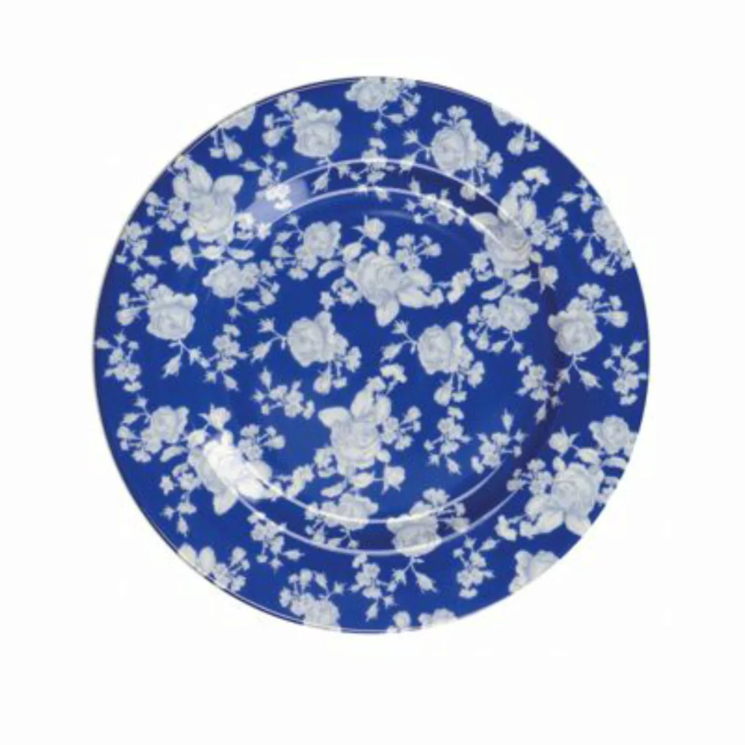 Neuetischkultur Kuchenteller Porzellan Blumendekor 4er-Set Mikasa blau günstig online kaufen