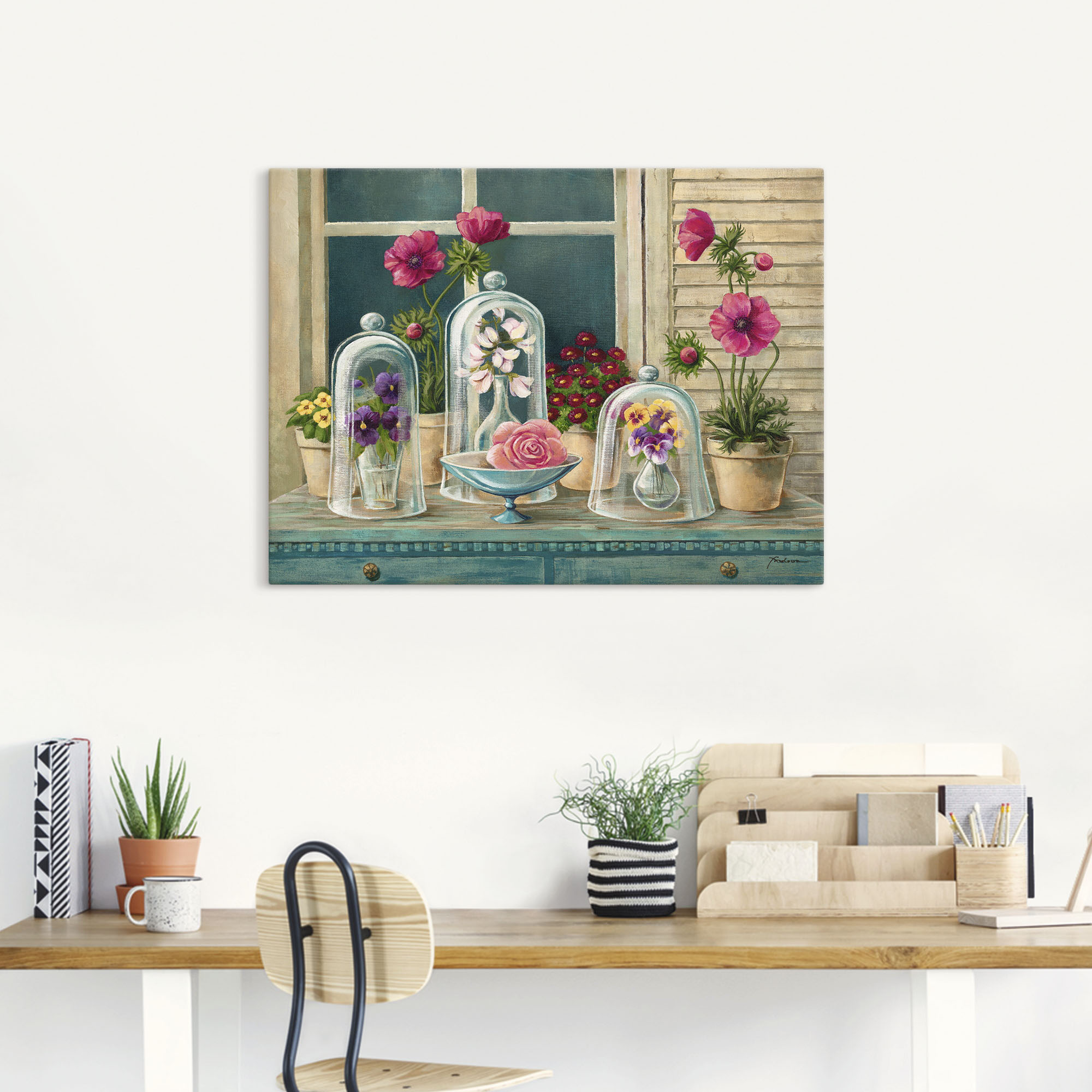 Artland Wandbild »Kollektion mit Blumen«, Arrangements, (1 St.), als Alubil günstig online kaufen