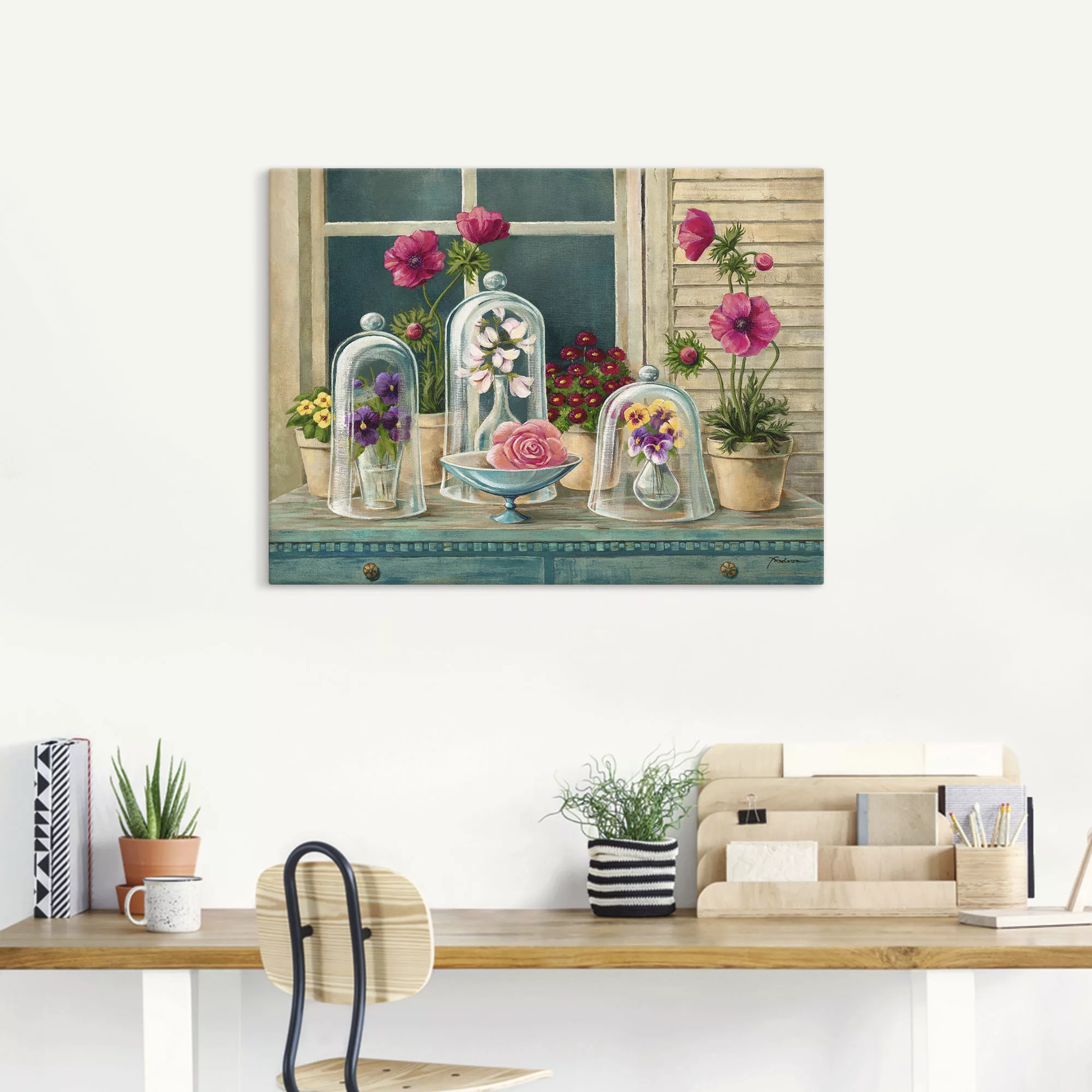 Artland Wandbild "Kollektion mit Blumen", Arrangements, (1 St.), als Alubil günstig online kaufen