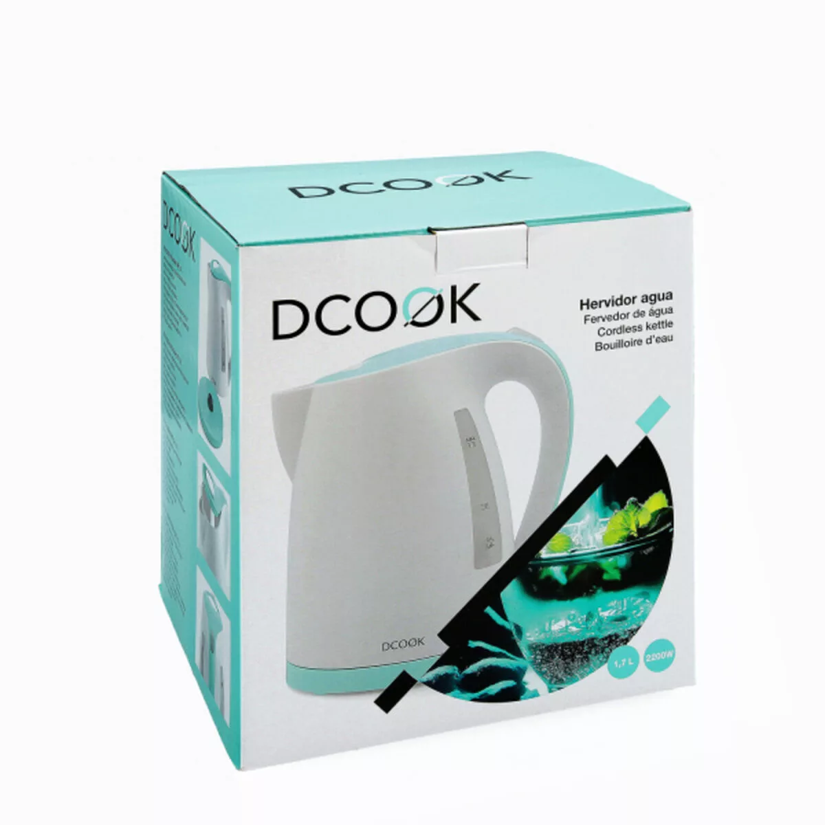 Wasserkocher Dcook 8414793640893 1,7 L Weiß Kunststoff günstig online kaufen