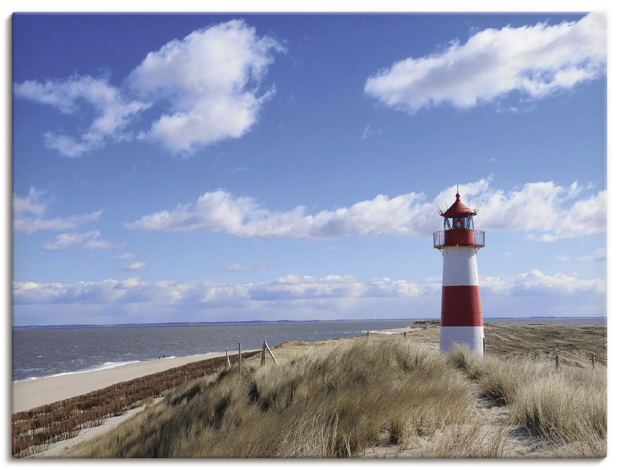 Artland Leinwandbild "Leuchtturm Sylt", Gebäude, (1 St.), auf Keilrahmen ge günstig online kaufen