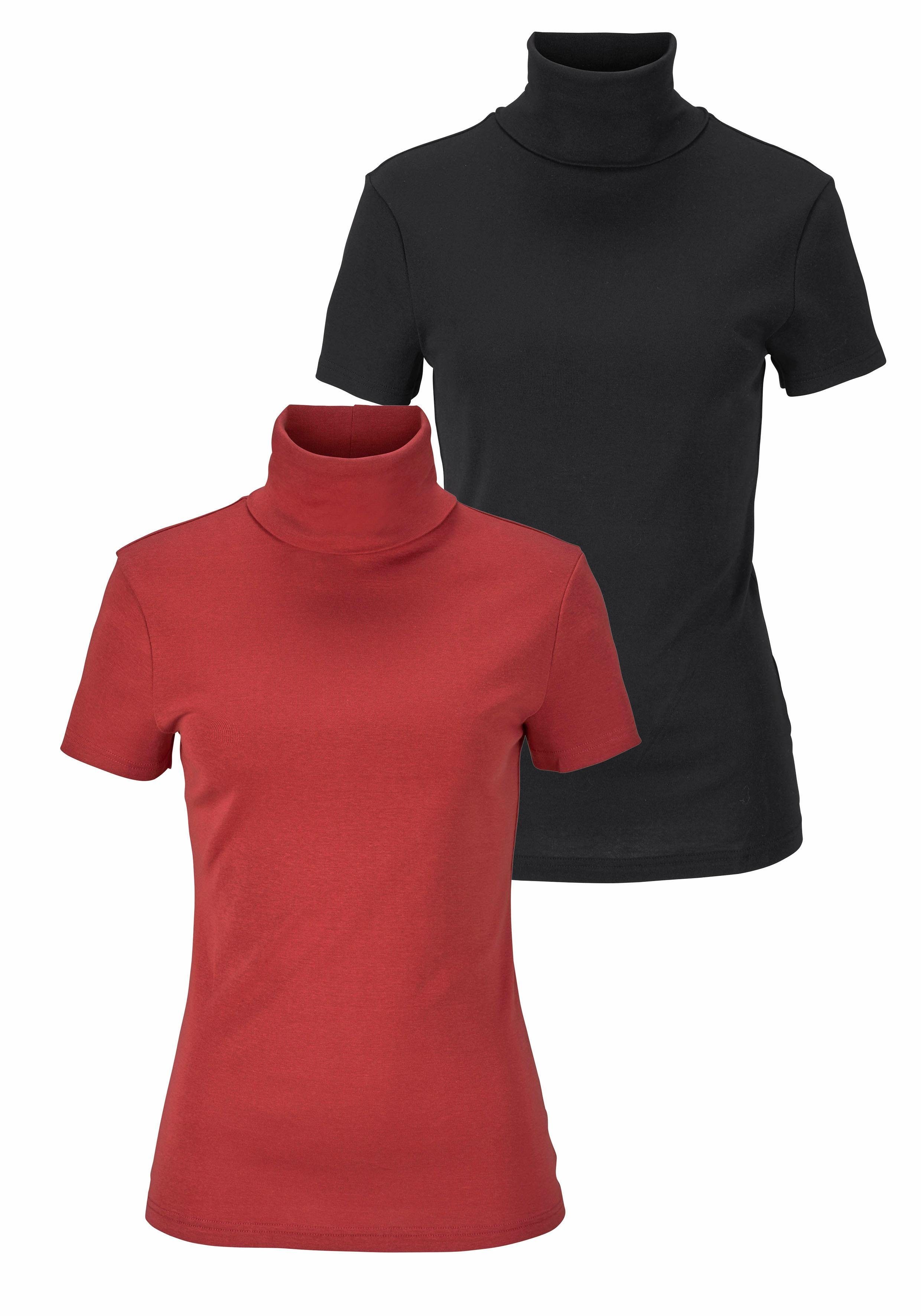 Flashlights Rollkragenshirt (Packung, 2-tlg., 2er-Pack) eng günstig online kaufen