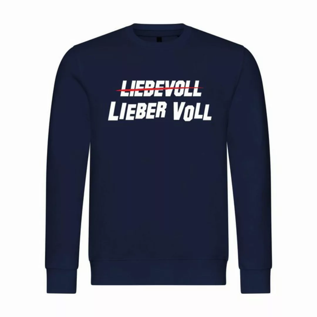 deinshirt Rundhalspullover Herren Sweatshirt Lieber Voll Mit Print Motiv, G günstig online kaufen