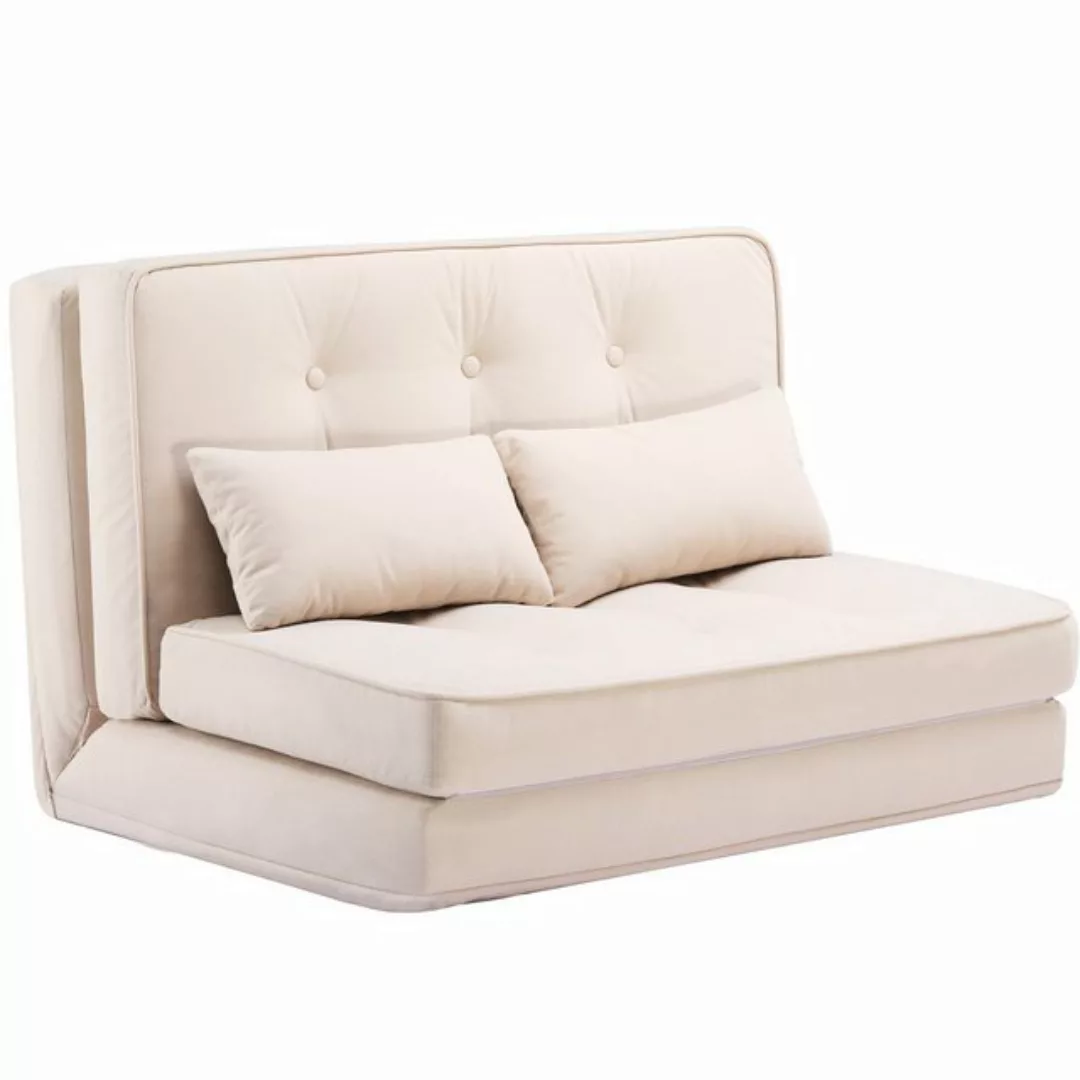 COMHOMA Schlafsofa Relaxsessel Bodensofa Klappbar Bodensessel mit Schlaffun günstig online kaufen