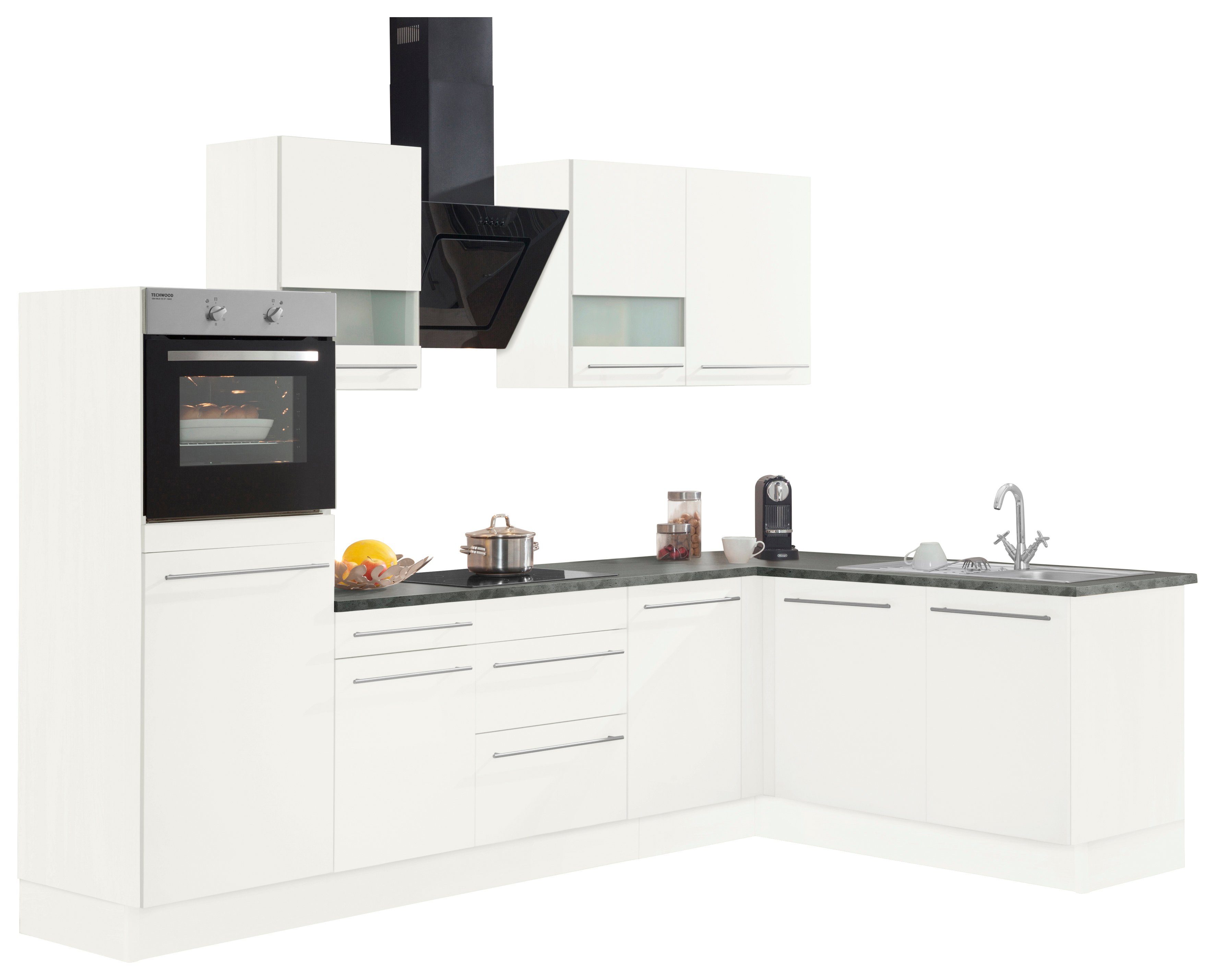 OPTIFIT Winkelküche "Bern", Stellbreite 285x175 cm, wahlweise mit E-Geräten günstig online kaufen