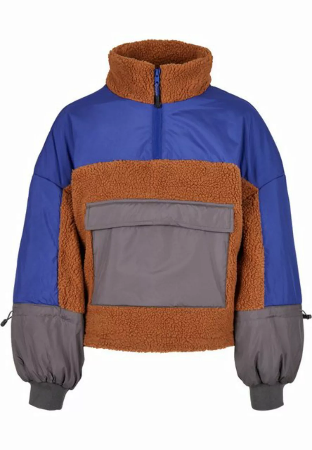 URBAN CLASSICS Allwetterjacke Urban Classics Damen Ladies Sherpa 3-Tone Pul günstig online kaufen