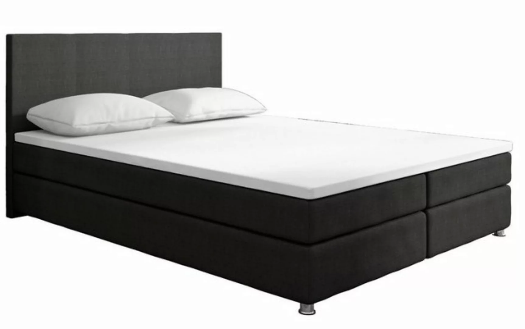 Baidani Boxspringbett Boxspringbett Athene inkl. Topper, Hotelbett günstig online kaufen