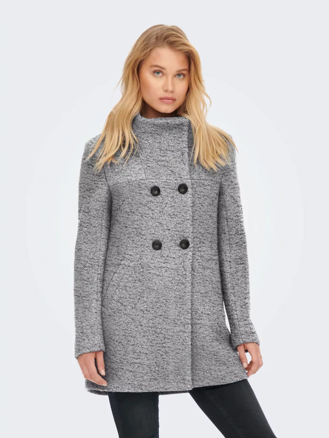 ONLY Langjacke ONLNEWSOPHIA WOOL COAT OTW CC mit Wolle günstig online kaufen