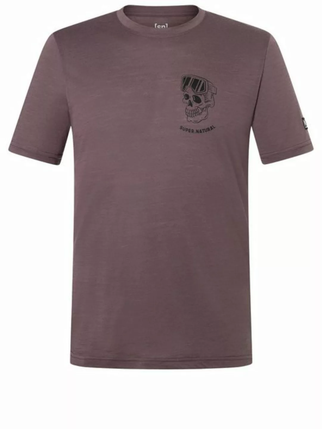 SUPER.NATURAL T-Shirt für Herren, Merino WAITING FOR SNOW Winter Motiv, atm günstig online kaufen