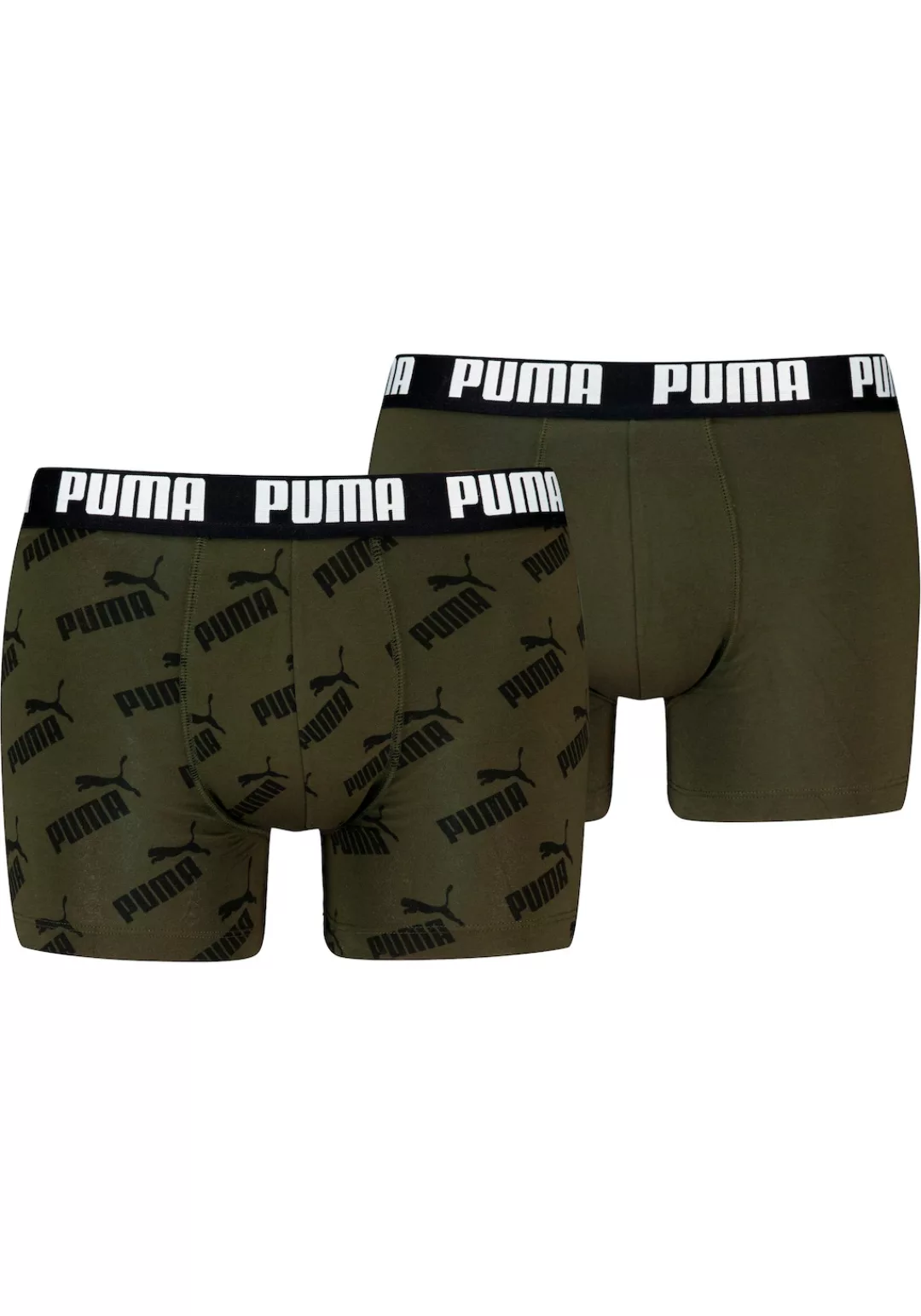 PUMA Boxershorts "MEN AOP BOXER", (2er Pack), mit All-Over Print günstig online kaufen