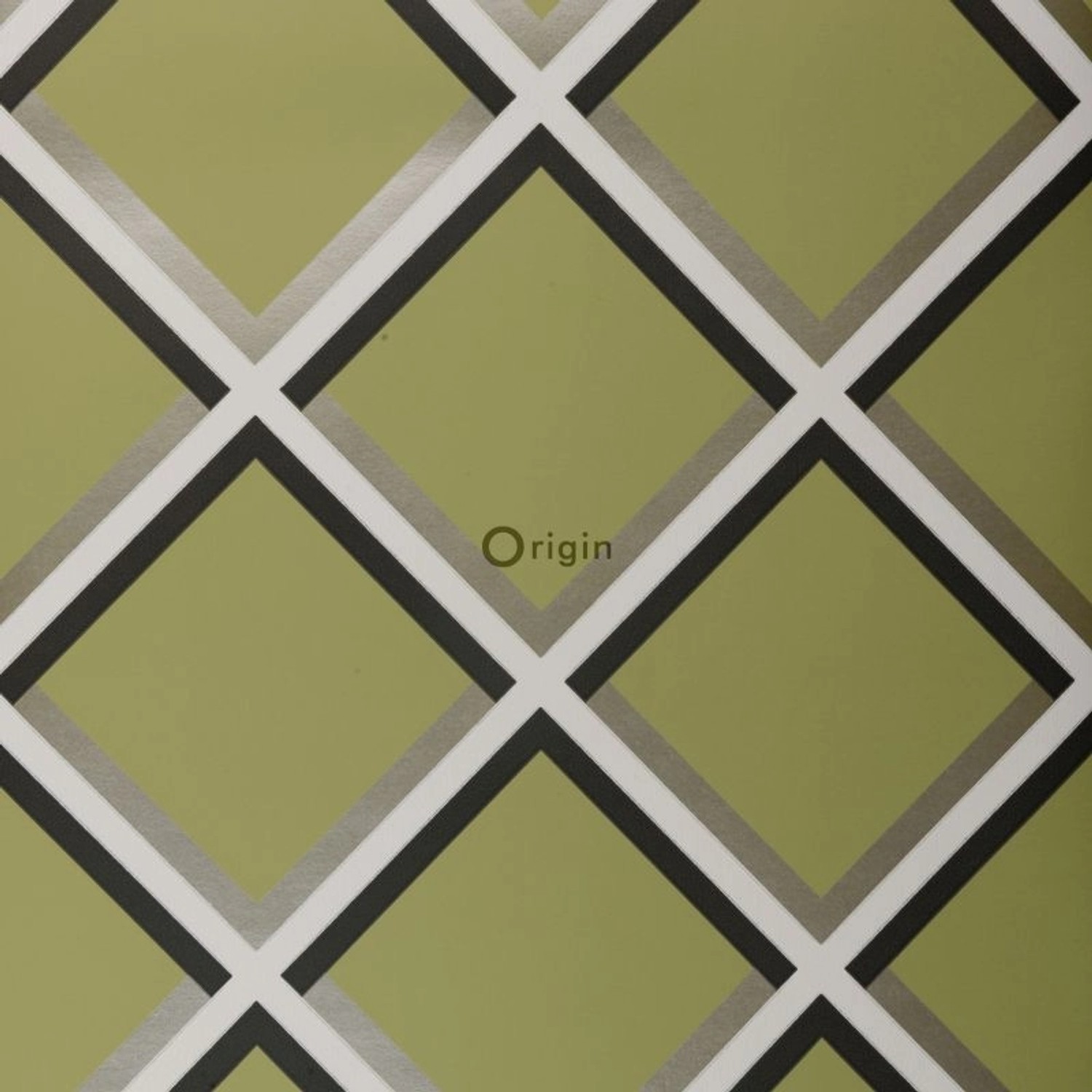 Origin Wallcoverings Tapete Geometrisches Motiv Olivgrün 52 cm x 10,05 m 30 günstig online kaufen